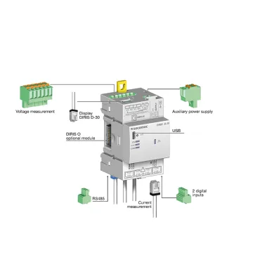 DIRIS B - Qualidade, monitorização e medição energética - EXPLODED_VIEW_EXT