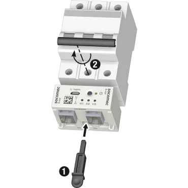 Montagem em calha - Montagem do disjuntor - Qualidade, monitorização e medição energética - PRODUCT_MAIN_PICTURE2_EXT