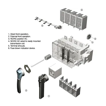 FUSOMAT DIN - Proteção, transferência e distribuição de energia - EXPLODED_VIEW_EXT