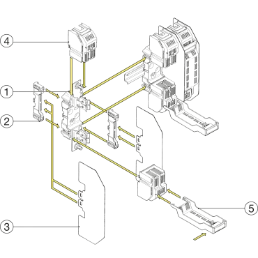 Bases dos fusíveis IP2X - Proteção, transferência e distribuição de energia - EXPLODED_VIEW_EXT